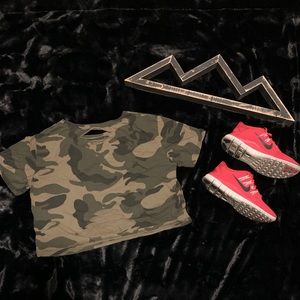 Camo Crop Top